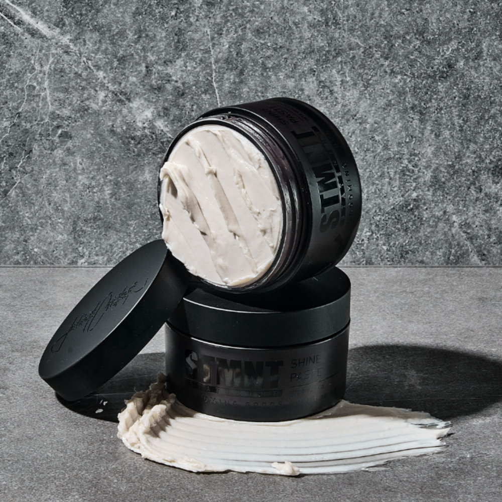 Pot STMNT Shine Paste 100 ml – pâte coiffante effet brillant naturel