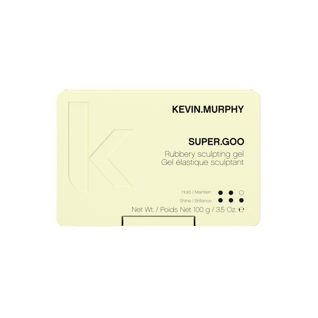 Pot de SUPER.GOO Kevin Murphy — gel coiffant texture sculptante à finition lisse naturelle