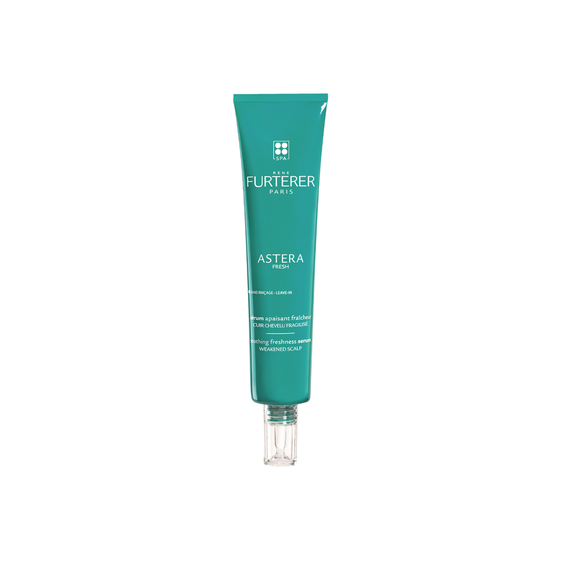 Tube du Sérum Astera Fresh René Furterer 75 ml, soin apaisant sans rinçage pour cuir chevelu irrité

