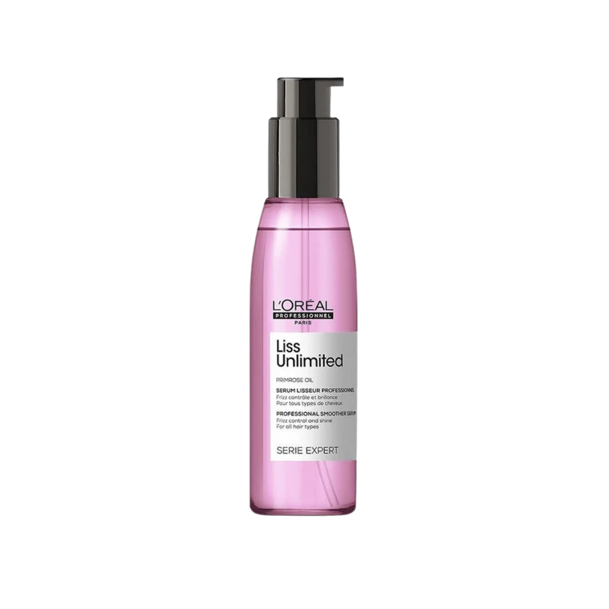 Sérum Liss Unlimited L’Oréal Professionnel anti-frisottis cheveux lisses brillants bouteille 125ml