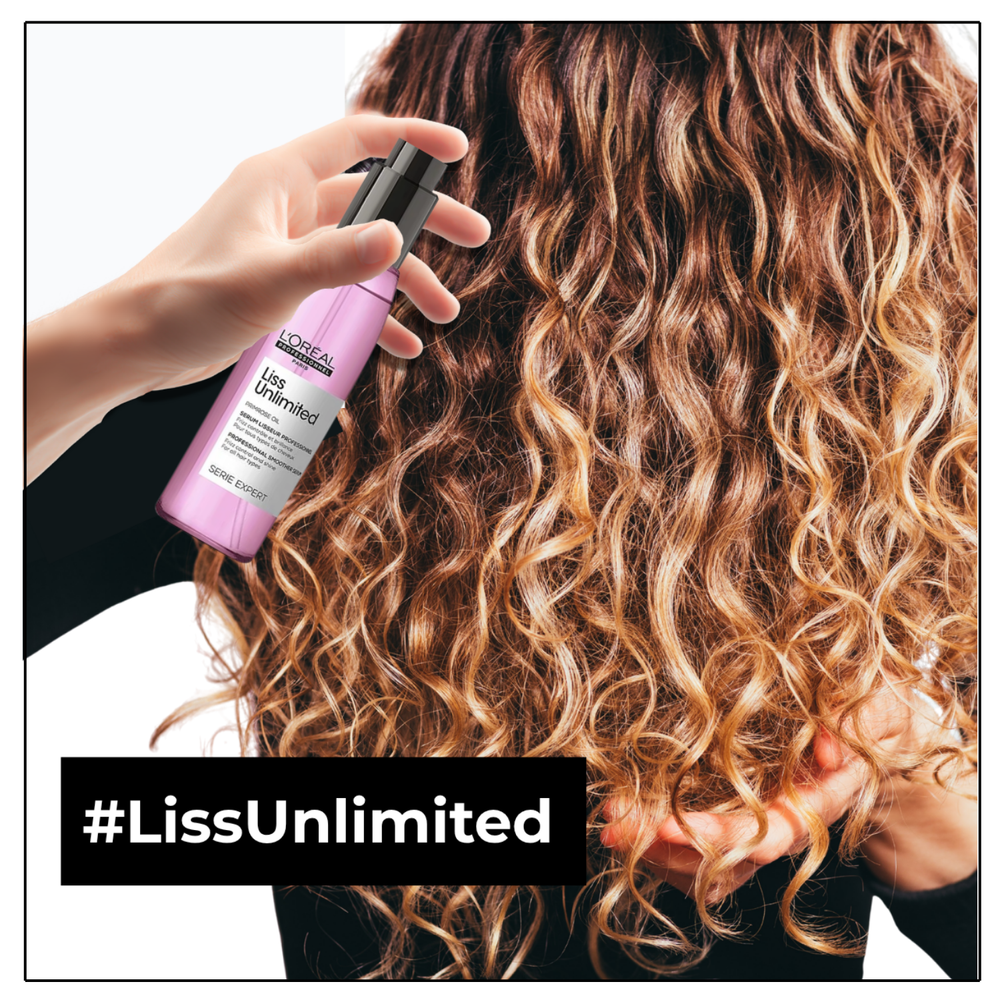 Sérum Liss Unlimited L’Oréal Professionnel anti-frisottis cheveux lisses brillants bouteille 125ml
