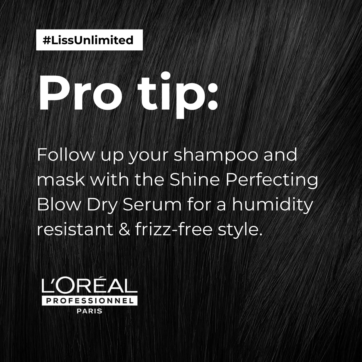 Sérum Liss Unlimited L’Oréal Professionnel anti-frisottis cheveux lisses brillants bouteille 125ml