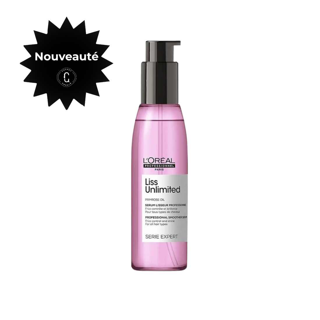 Sérum Liss Unlimited L’Oréal Professionnel anti-frisottis cheveux lisses brillants bouteille 125ml