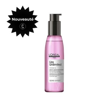 Sérum Liss Unlimited L’Oréal Professionnel anti-frisottis cheveux lisses brillants bouteille 125ml