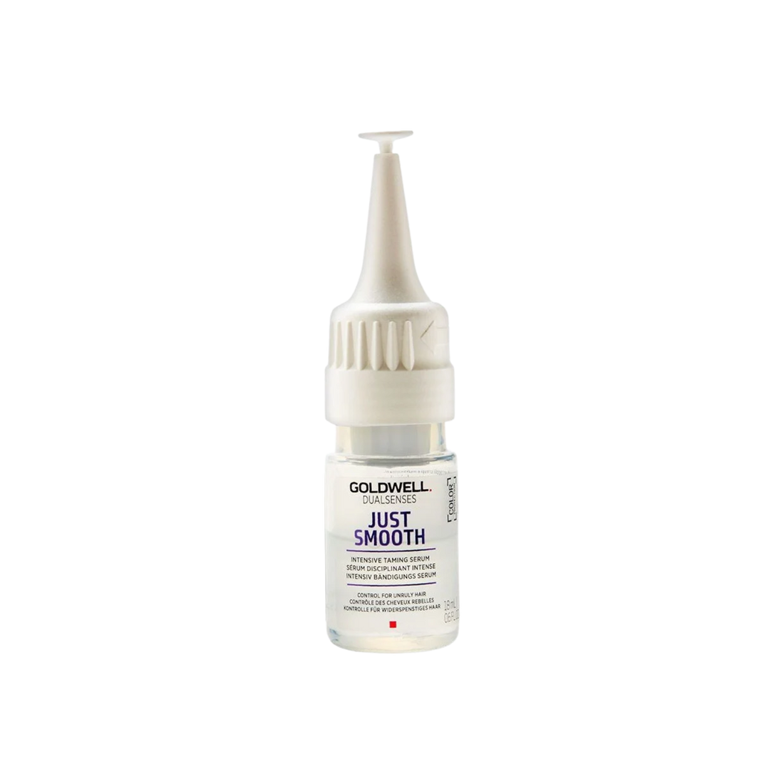 Sérum Soin Intense Goldwell Dualsenses Just Smooth 18 ml – Soin lissant pour cheveux indisciplinés