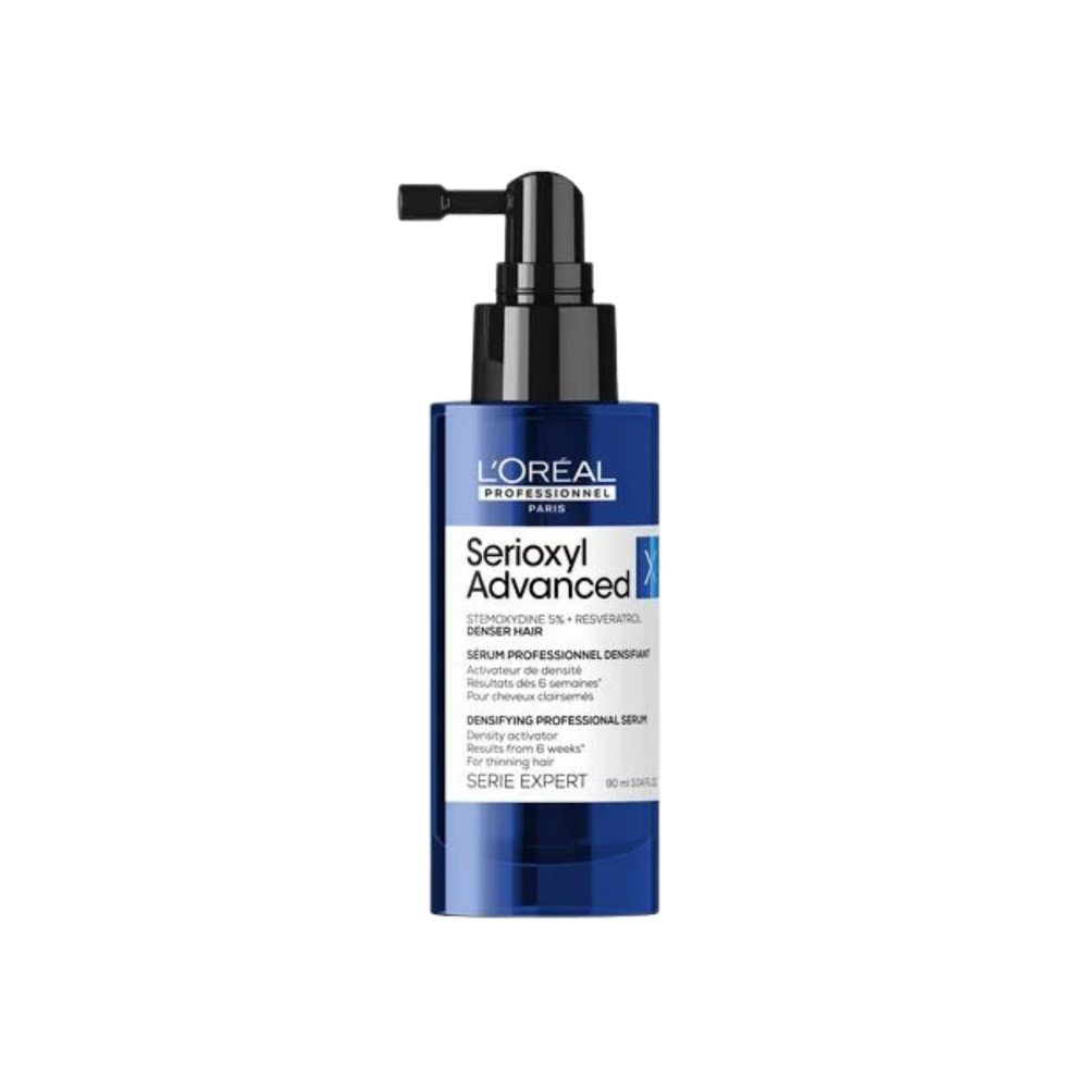 Sérum densifiant Serioxyl Advanced L’Oréal Professionnel pour augmenter la densité des cheveux.