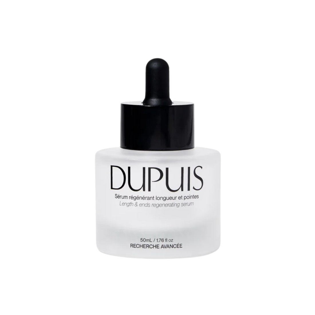 Flacon de sérum régénérant cheveux 50 ml, soin à l’acide hyaluronique et provitamine B5 pour nourrir et lisser longueurs et pointes

