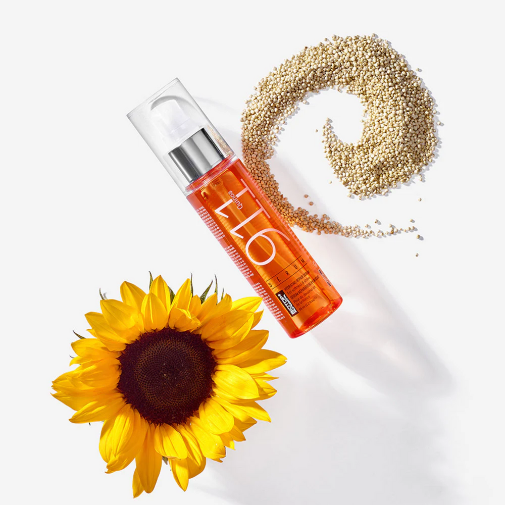 Flacon du sérum 911 Quinoa de Biotop Professional – sérum sans rinçage pour cheveux lisses, brillants et protégés