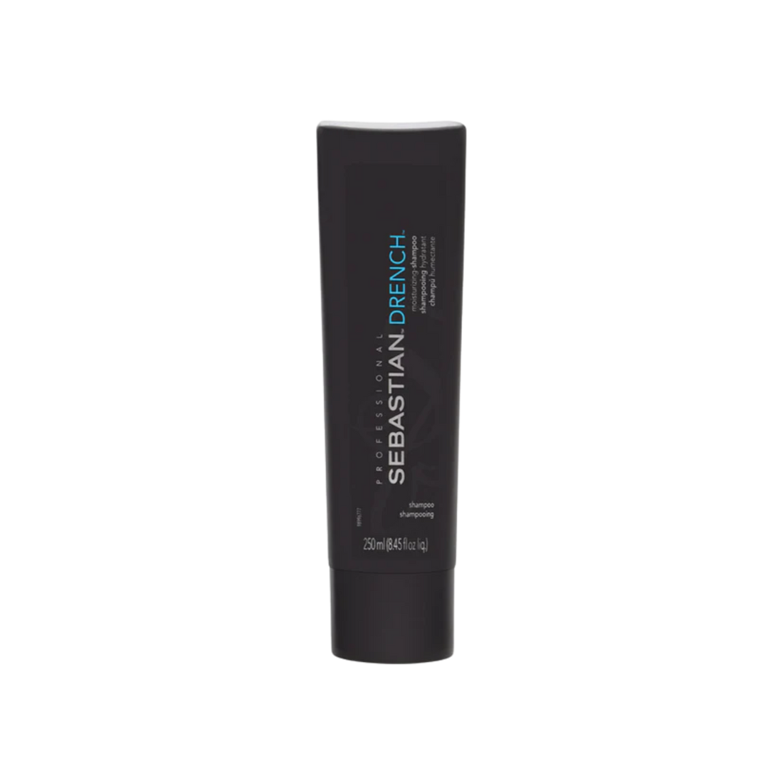 Flacon 33,8 oz de Sebastian Drench Moisturizing Shampoo – shampooing hydratant professionnel pour cheveux secs.

