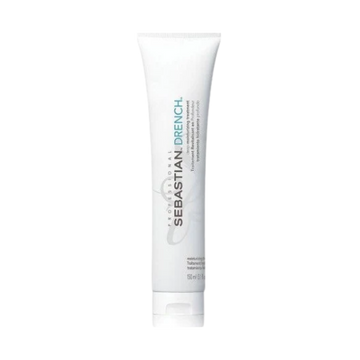 Pot de Sebastian Drench Treatment, masque hydratant pour cheveux secs et frisés.

