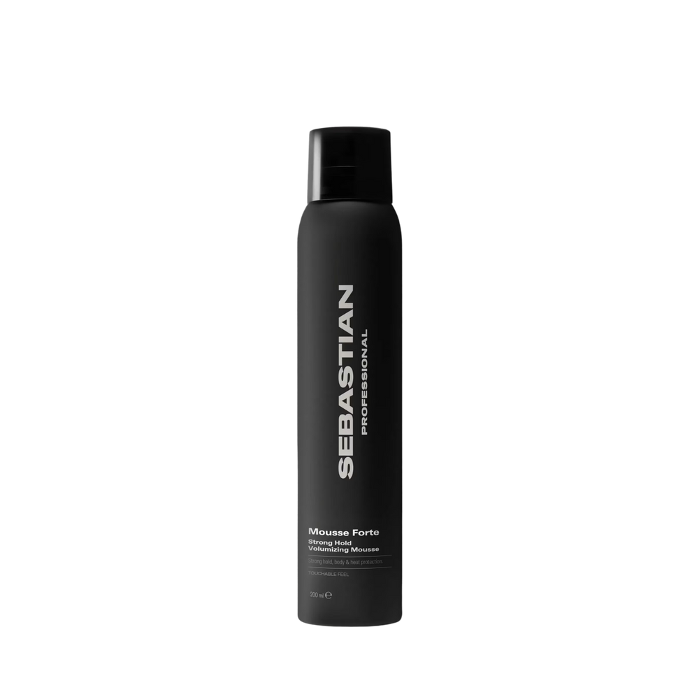 Sebastian Professional Mousse Forte mousse coiffante volumatrice avec fixation forte et protection thermique.