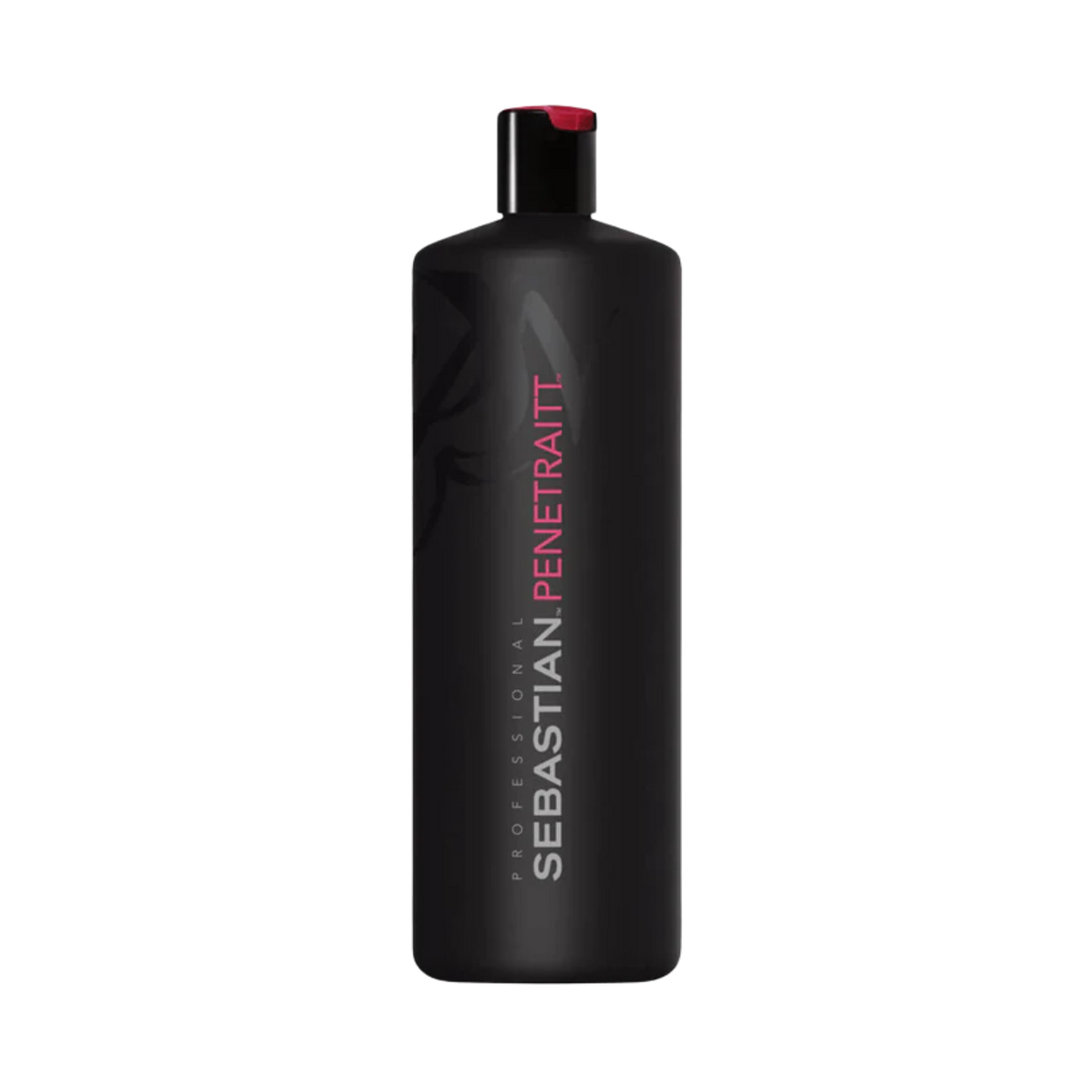 Flacon Sebastian Penetraitt Strengthening & Repair Shampoo – formule fortifiante pour cheveux abîmés.


