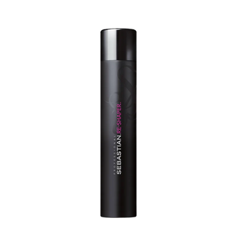 Flacon de 400 ml de Sebastian Re-Shaper, laque professionnelle pour tenue forte et flexible.