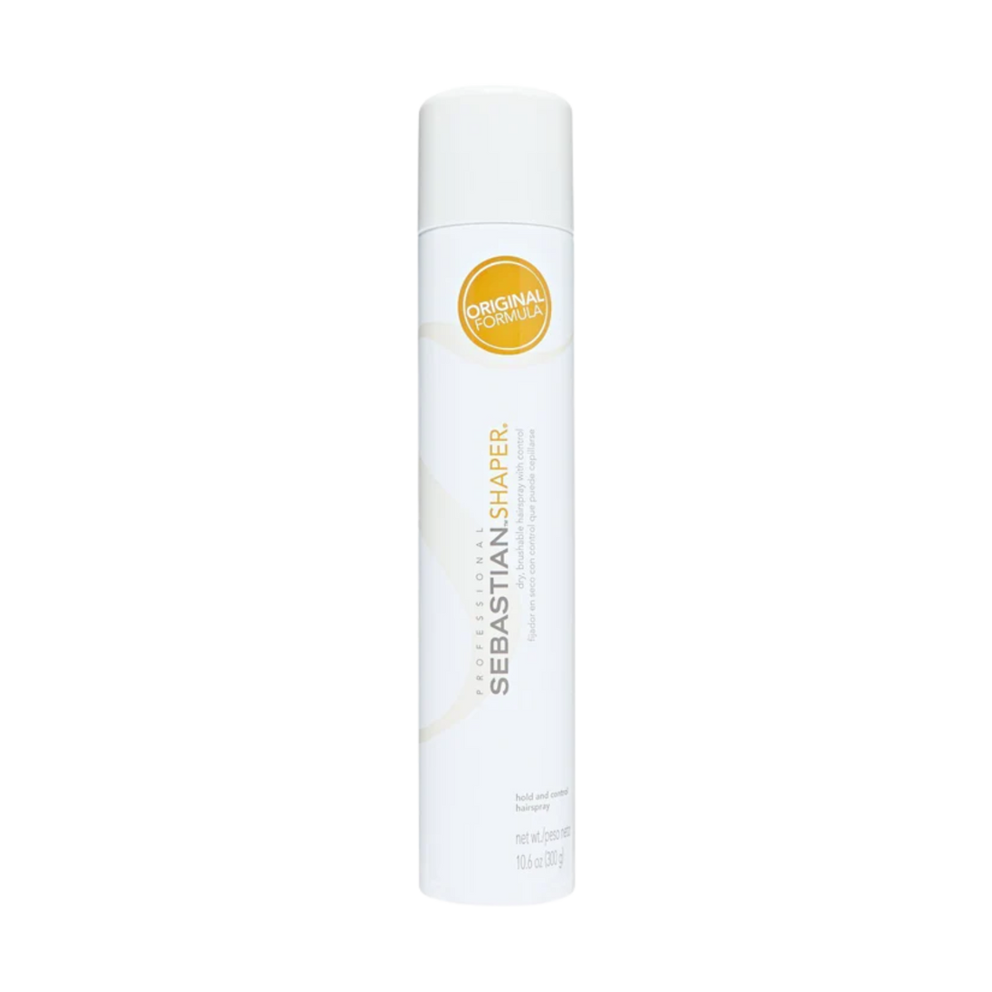 Canette de Sebastian Shaper, laque professionnelle fixation moyenne, finition satinée et brossable.