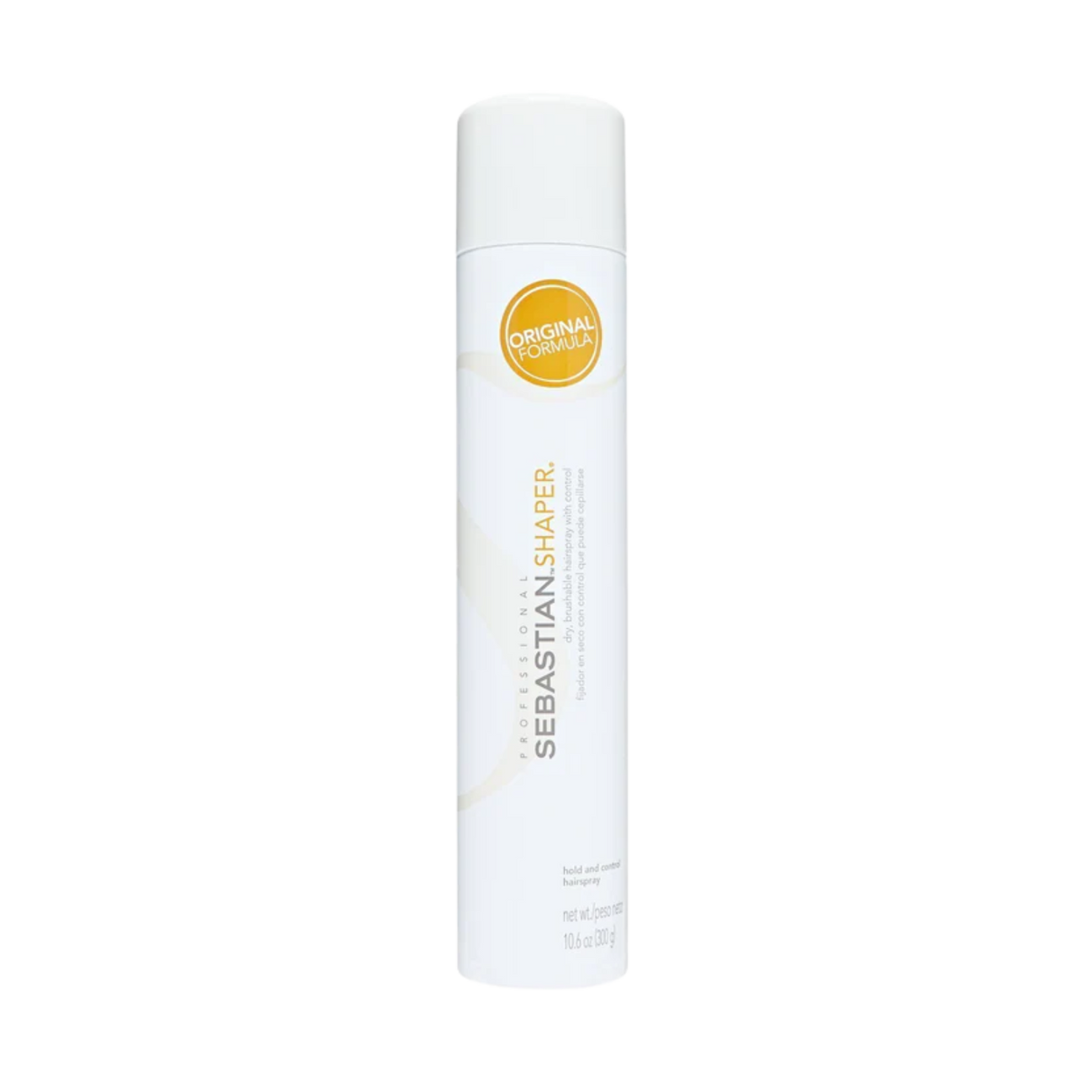 Canette de Sebastian Shaper, laque professionnelle fixation moyenne, finition satinée et brossable.