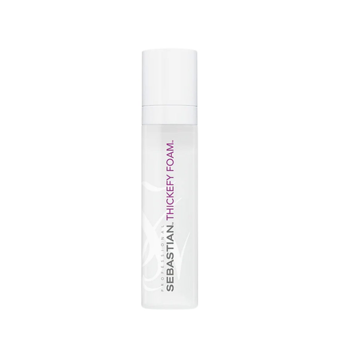 Flacon de 190 ml de Sebastian Thickefy Foam, mousse coiffante professionnelle pour cheveux fins.