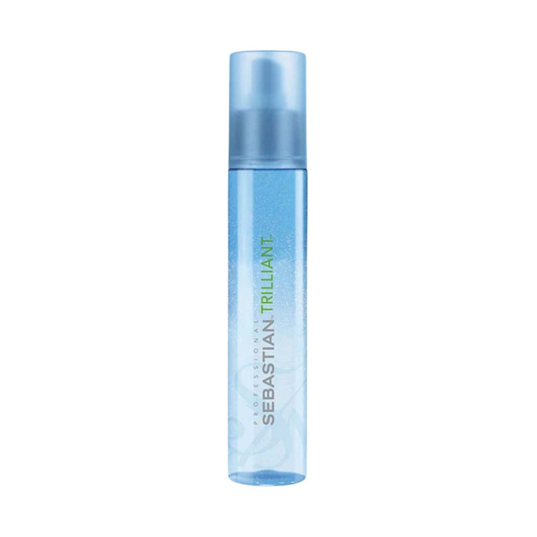 Flacon spray de 150 ml Trilliant de Sebastian, spray thermo-protecteur pour brillance éclatante.