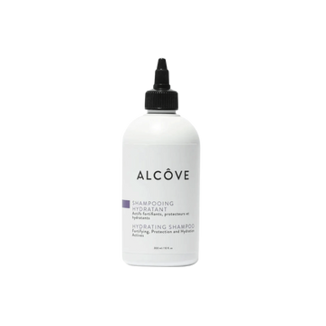 “Bouteille Shampoing Hydratant Alcôve – cheveux hydratés et sans frisottis”
