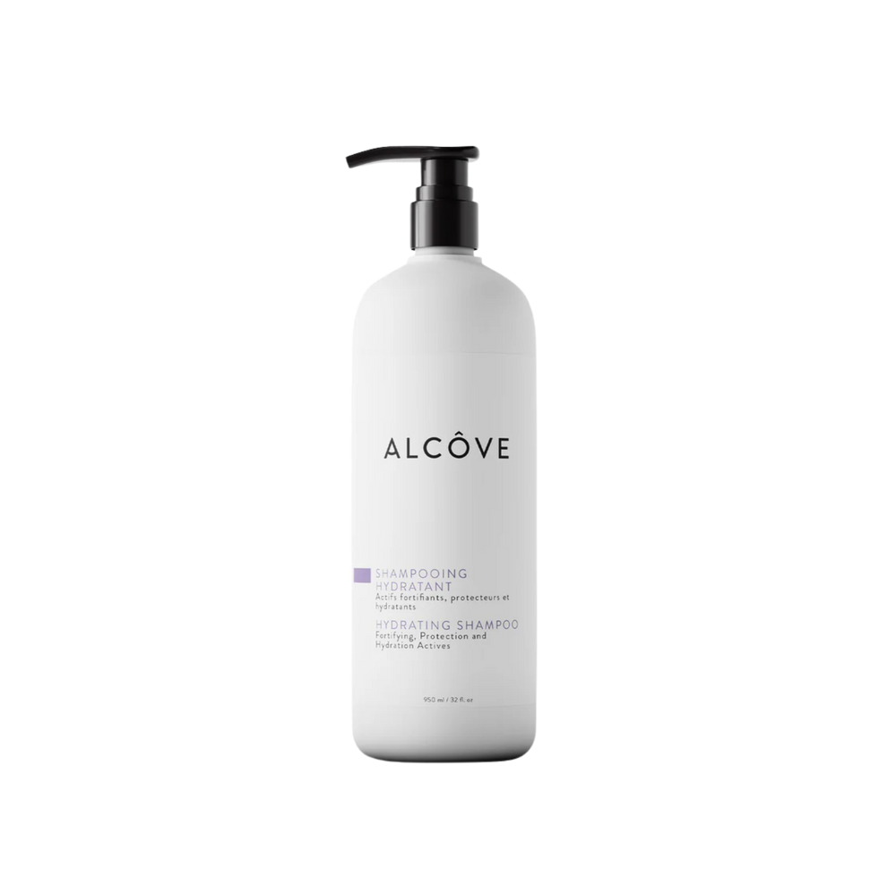 “Bouteille Shampoing Hydratant Alcôve – cheveux hydratés et sans frisottis”
