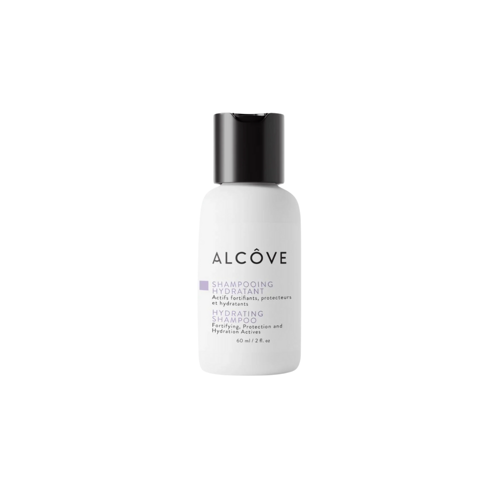 “Bouteille Shampoing Hydratant Alcôve – cheveux hydratés et sans frisottis”