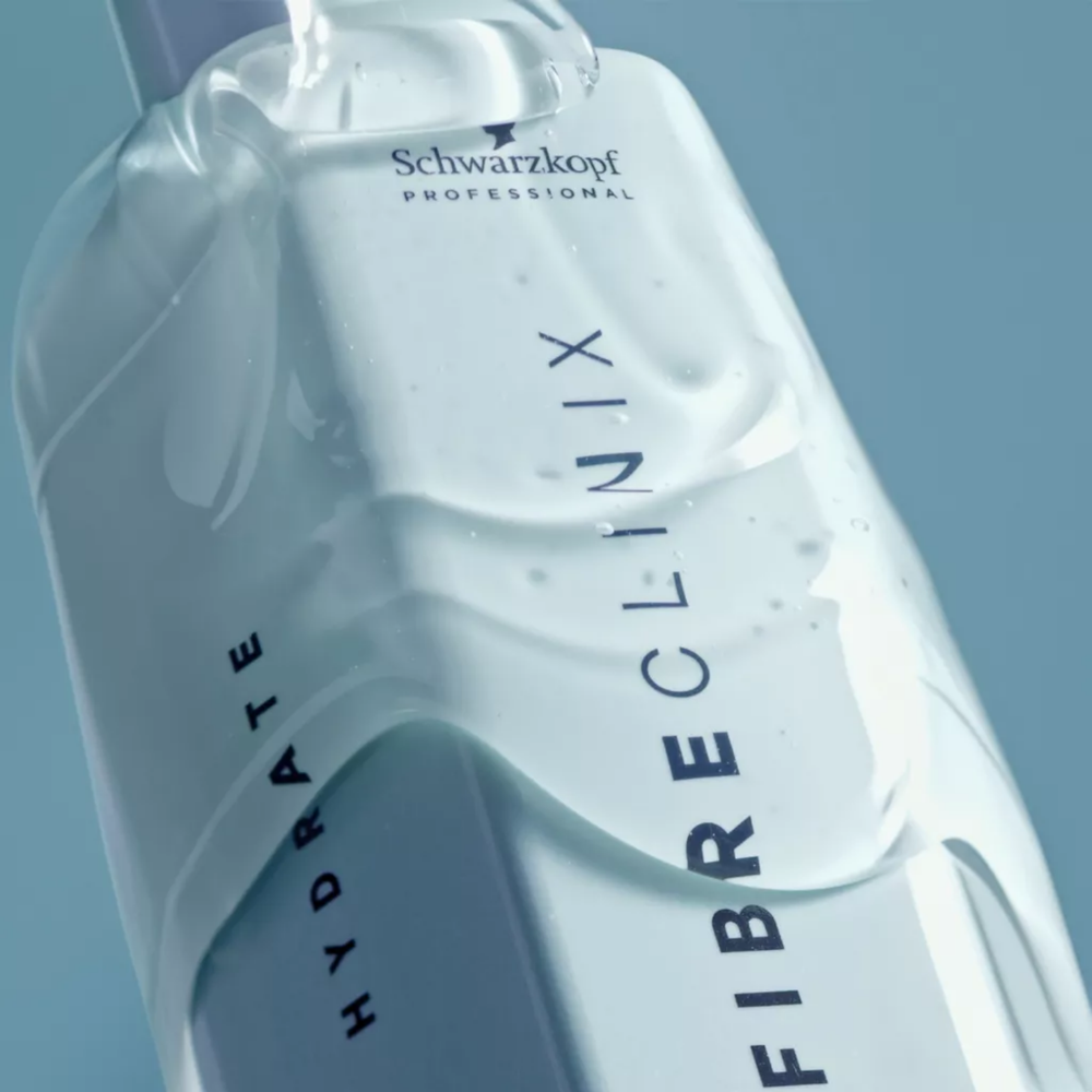 Shampoing Schwarzkopf Professional Fibre Clinix Hydrate – hydratation cheveux secs.