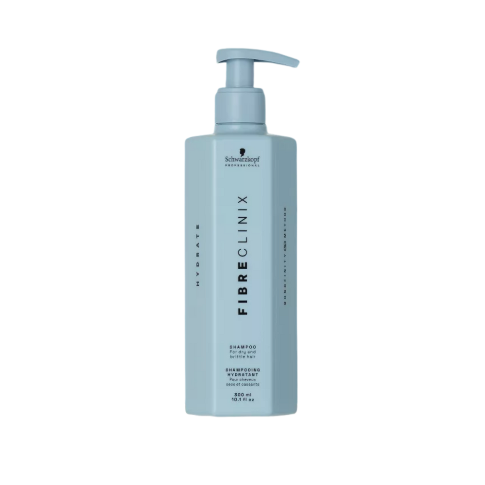 Shampoing Schwarzkopf Professional Fibre Clinix Hydrate – hydratation cheveux secs.