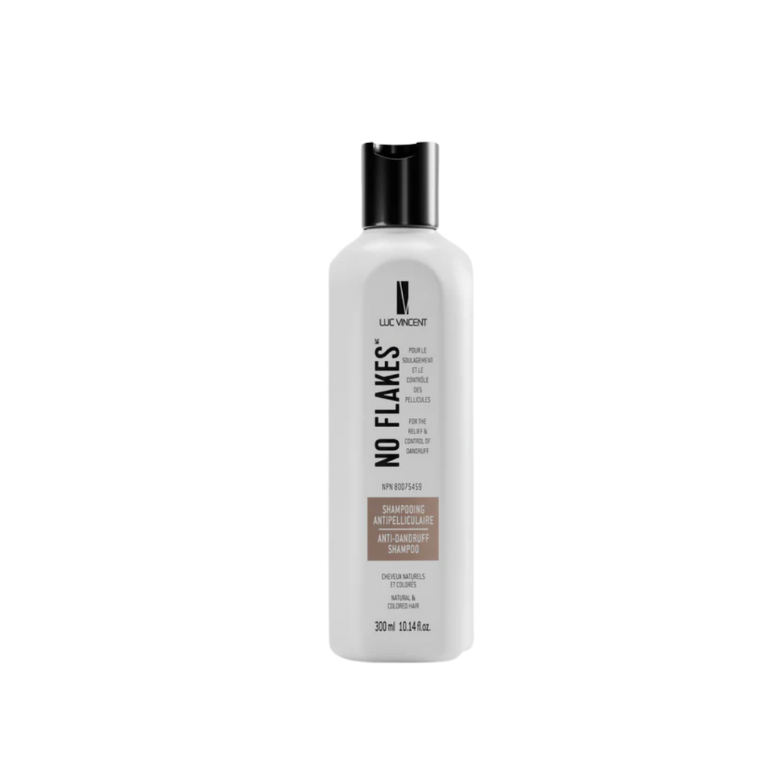 Shampoing No Flakes Luc Vincent flacon 300 ml anti-pelliculaire pour cuir chevelu sensible