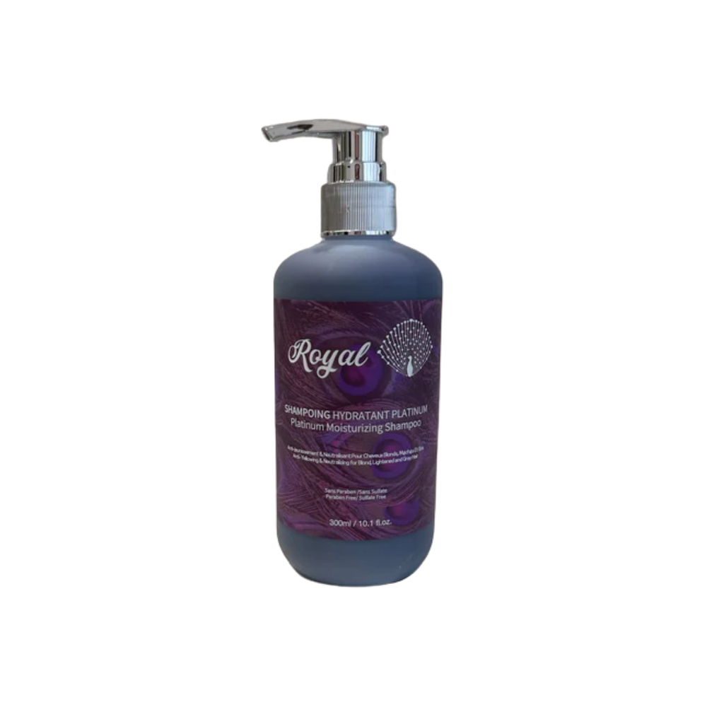 Shampoing Hydratant Platinum Royal Botox 300ml flacon violet