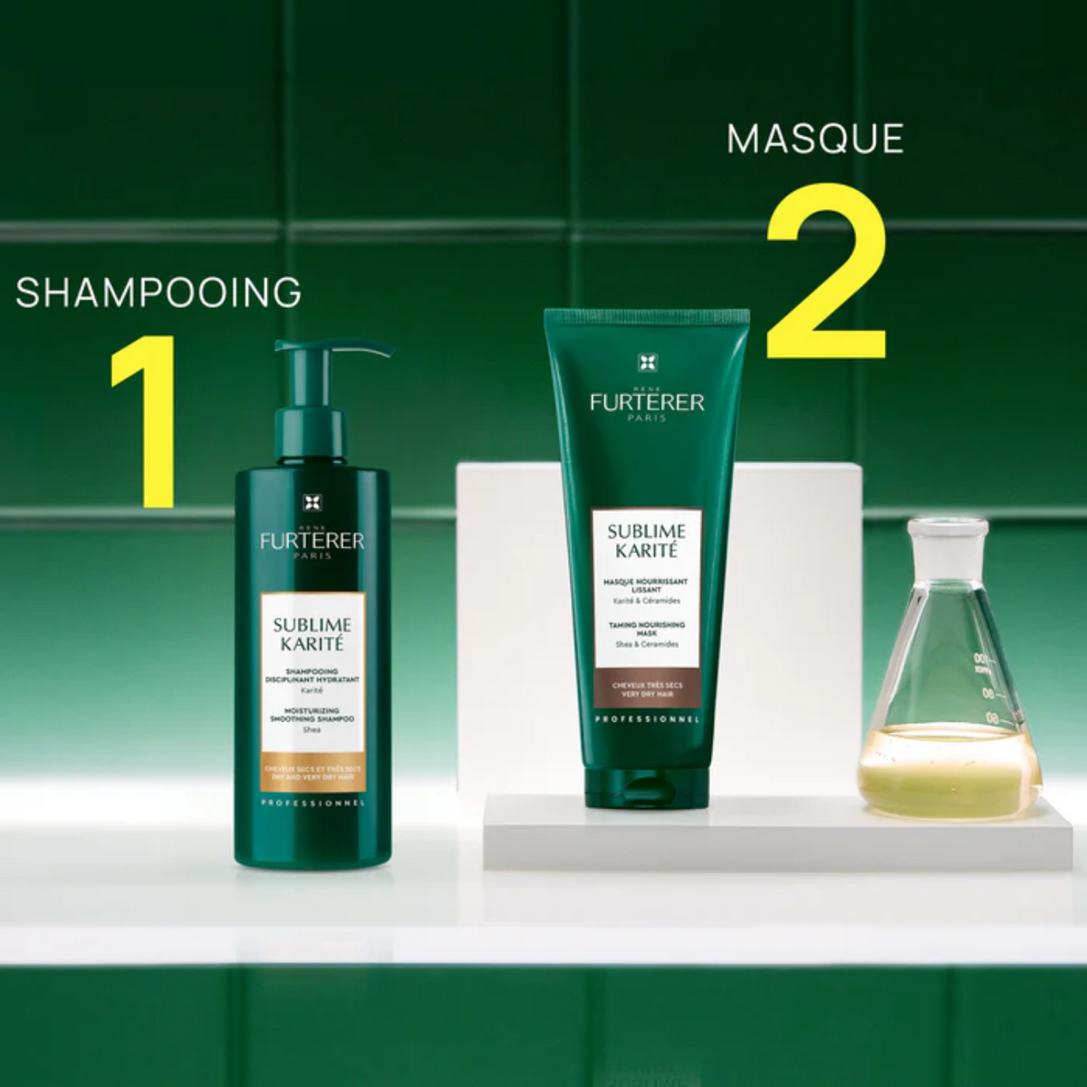 Shampoing René Furterer Sublime Karité – Soin nourrissant pour cheveux très secs et abîmés


