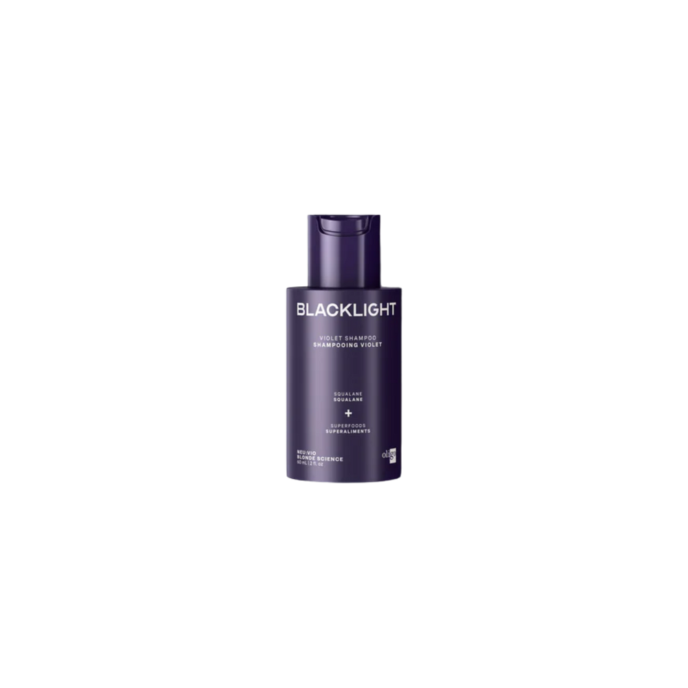 “Flacon Oligo Blacklight Violet Shampoo – shampoing anti‑jaunissement pour cheveux blonds”