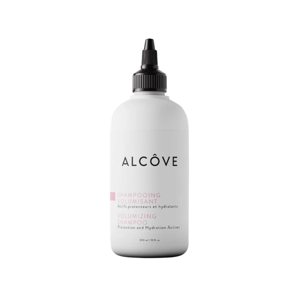 “Flacon de Shampoing Volumisant Alcôve – volume et brillance pour cheveux fins”