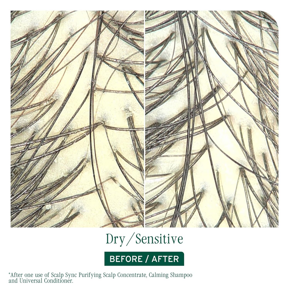 Shampoing apaisant végétalien pour cuir chevelu sensible, format 300 ml