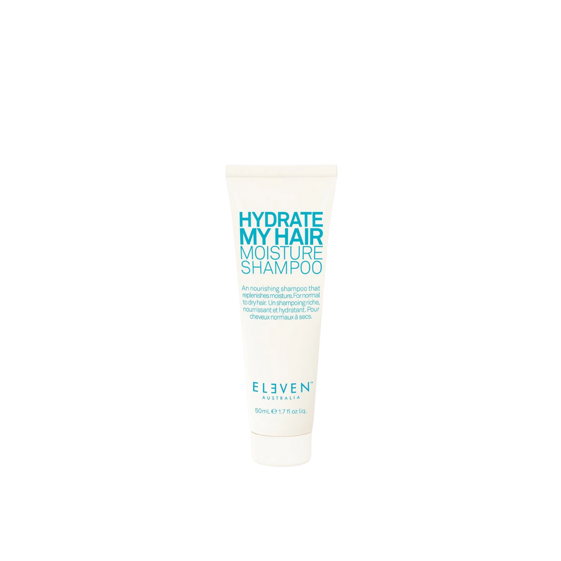 Bouteille de shampoing Hydrate My Hair Moisture Shampoo de ELEVEN Australia pour cheveux secs