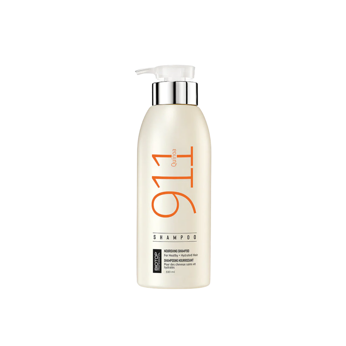 Shampooing 911 Quinoa Biotop – Nutrition, hydratation et brillance au quotidien