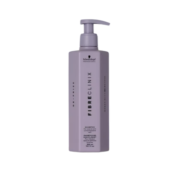 Shampooing anti-frisottis Schwarzkopf Fibre Clinix De-Frizz, nettoie et lisse les cheveux épais.