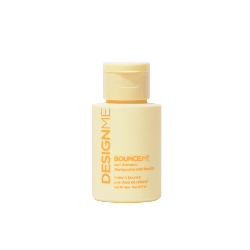 Flacon de shampooing Bounce.Me pour boucles, formule douce hydratante et anti‑frisottis

