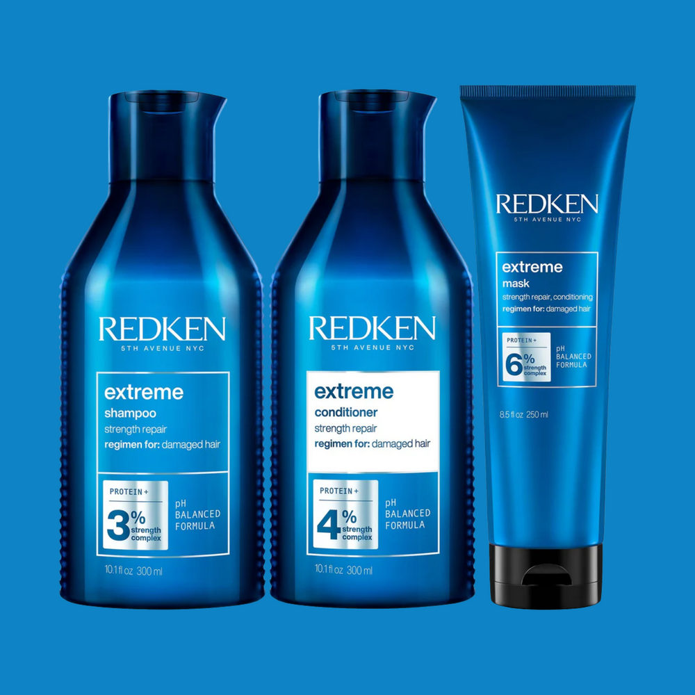 Flacon du Shampooing Fortifiant Extreme de Redken pour cheveux abîmés