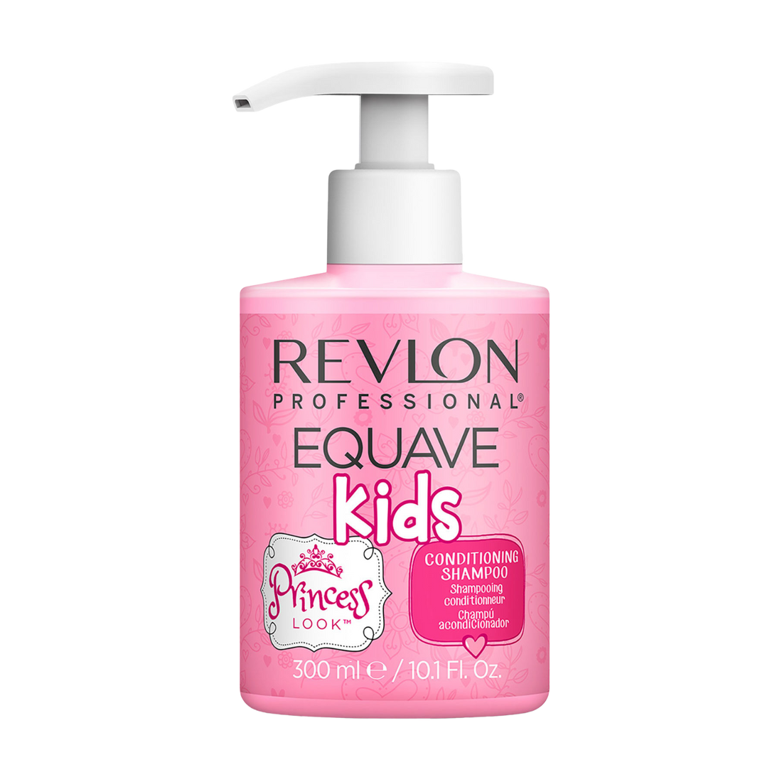 Flacon du shampooing Kids Princesse Look Equave de Revlon Professional, gel rose doux pour enfants.