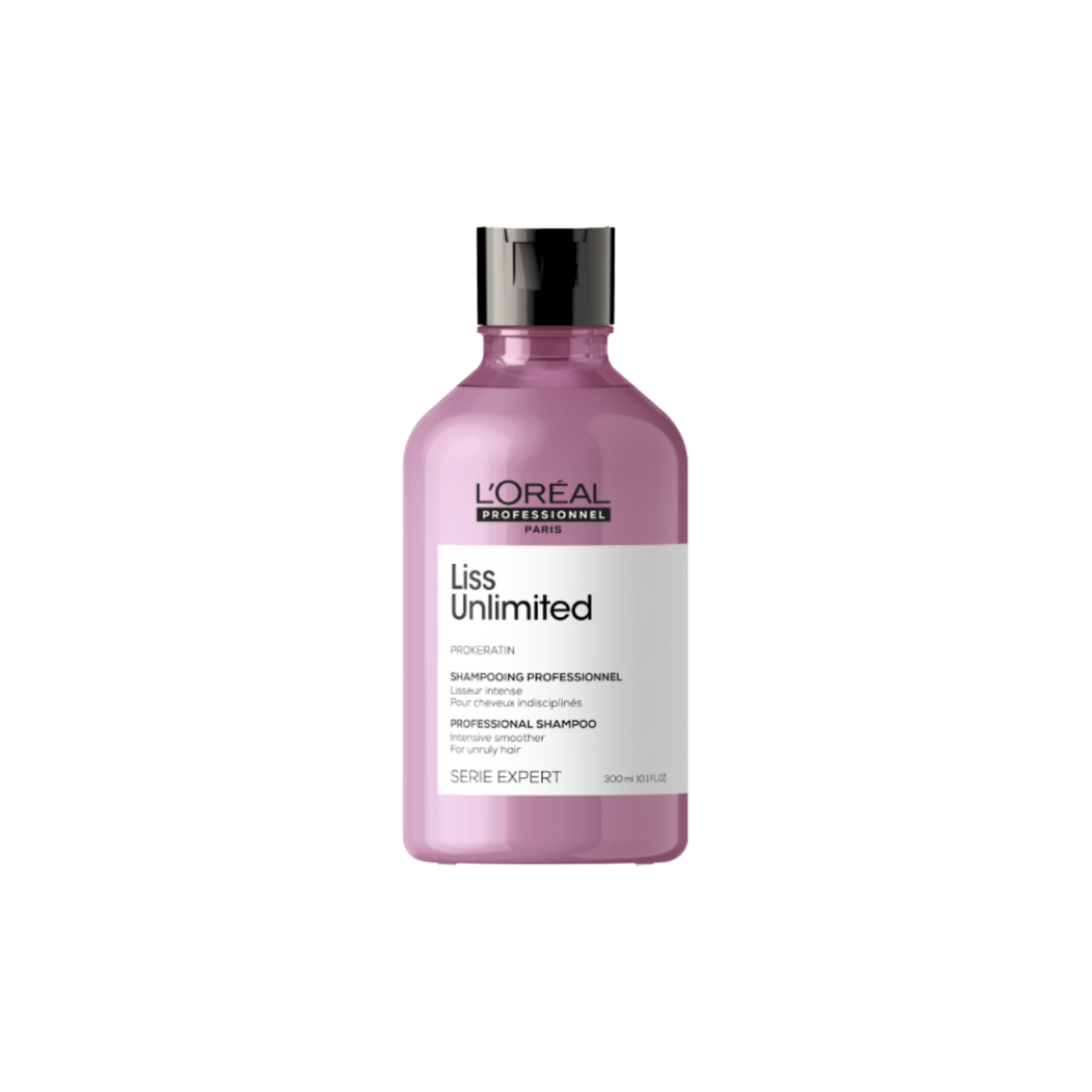 Shampooing Liss Unlimited L’Oréal Professionnel anti-frisottis cheveux lisses brillants flacon professionnel