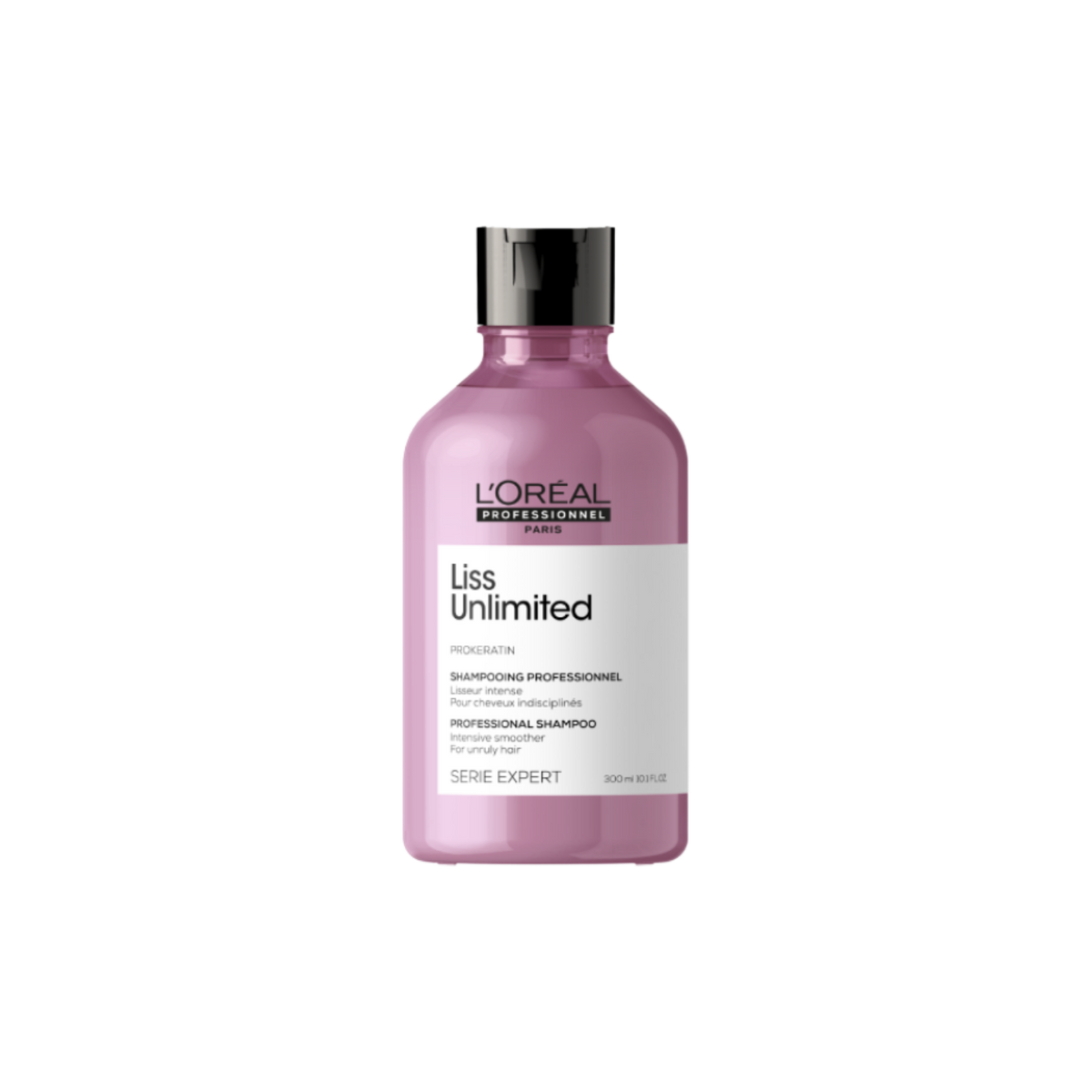 Shampooing Liss Unlimited L’Oréal Professionnel anti-frisottis cheveux lisses brillants flacon professionnel