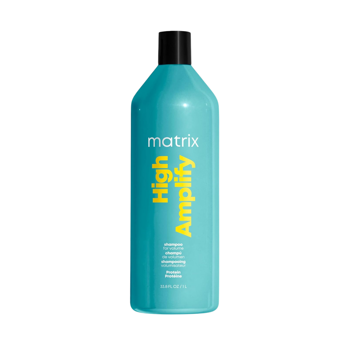 Flacon de shampooing Matrix High Amplify – soin volumisant sans silicone pour cheveux fins