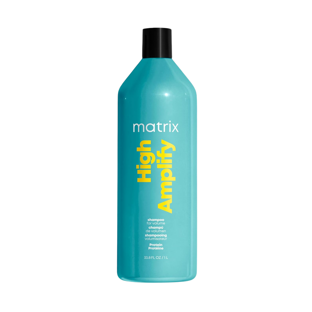 Flacon de shampooing Matrix High Amplify – soin volumisant sans silicone pour cheveux fins