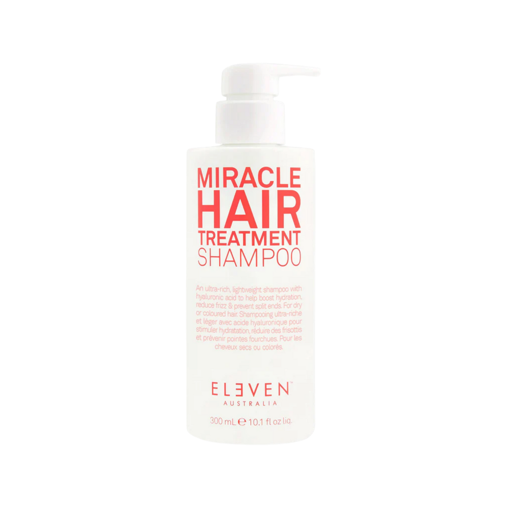 Shampooing Miracle Hair Treatment de Eleven Australia – hydratant, ant-frisottis pour cheveux secs et colorés