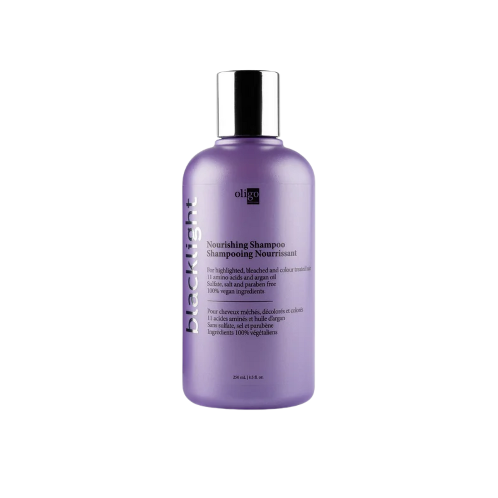 « Flacon du Shampooing Nourishing Oligo Professionnel – soin hydratant pour cheveux colorés et décolorés »