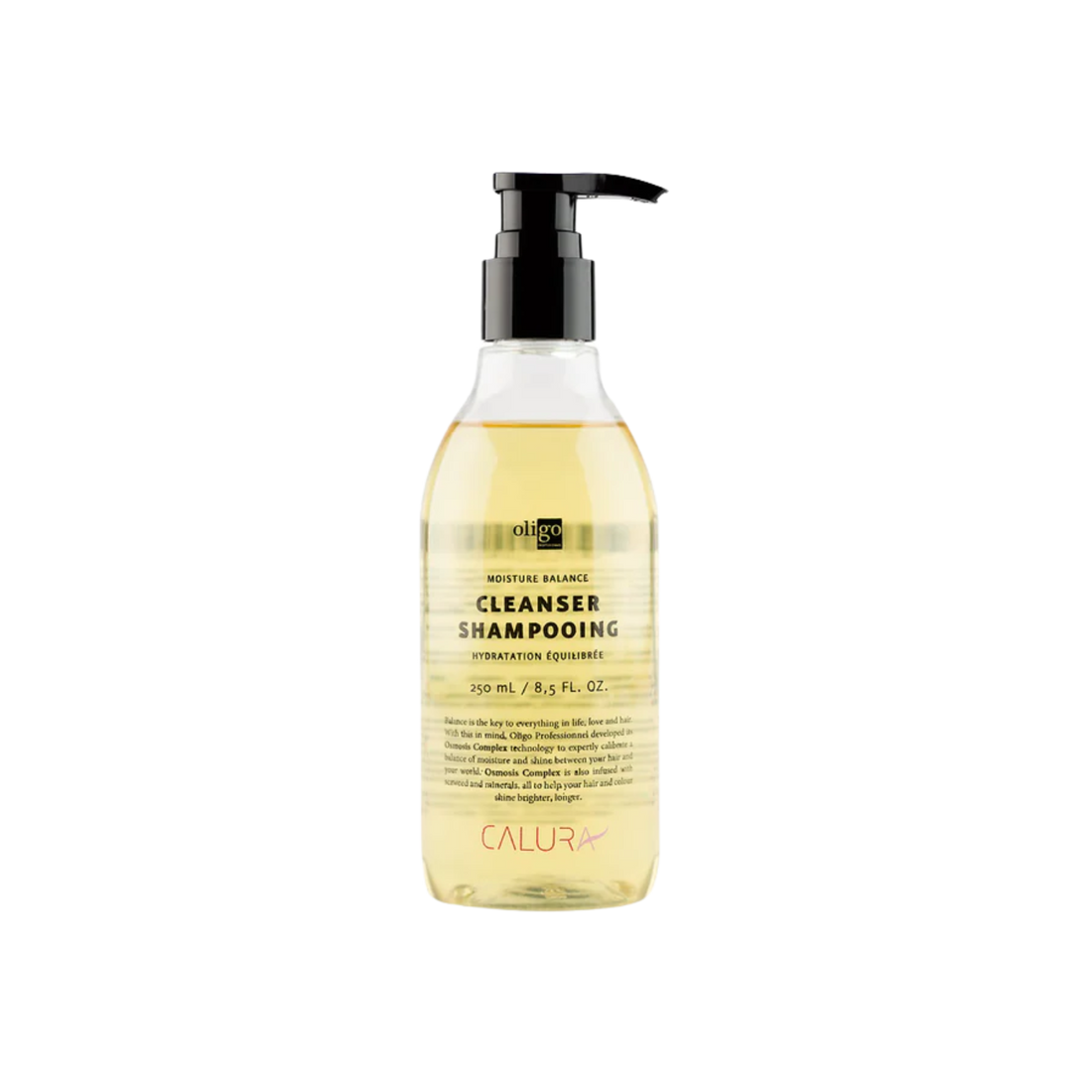 “Flacon de Shampooing Hydratation Équilibrée Oligo Professionnel – soin capillaire pour cheveux colorés”