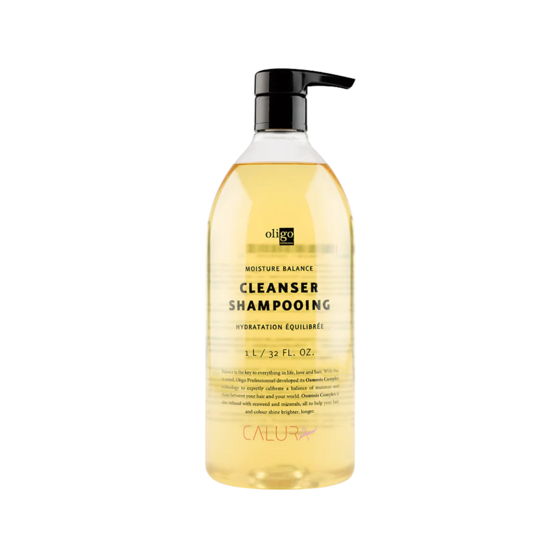 “Flacon de Shampooing Hydratation Équilibrée Oligo Professionnel – soin capillaire pour cheveux colorés”
