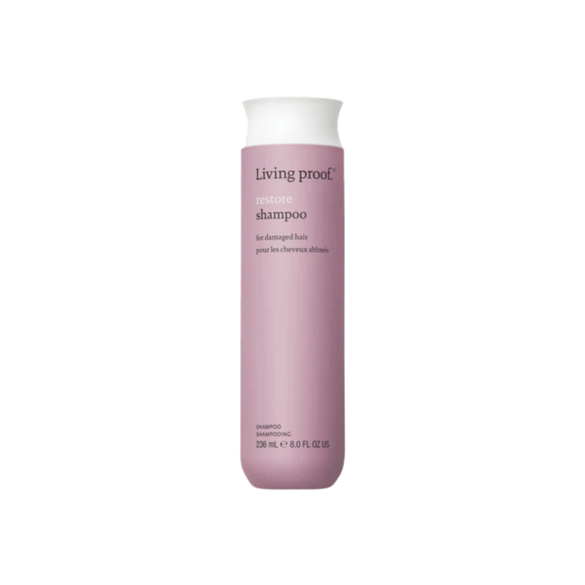 Flacon de shampooing Restore Living Proof pour cheveux abîmés – 236ml


