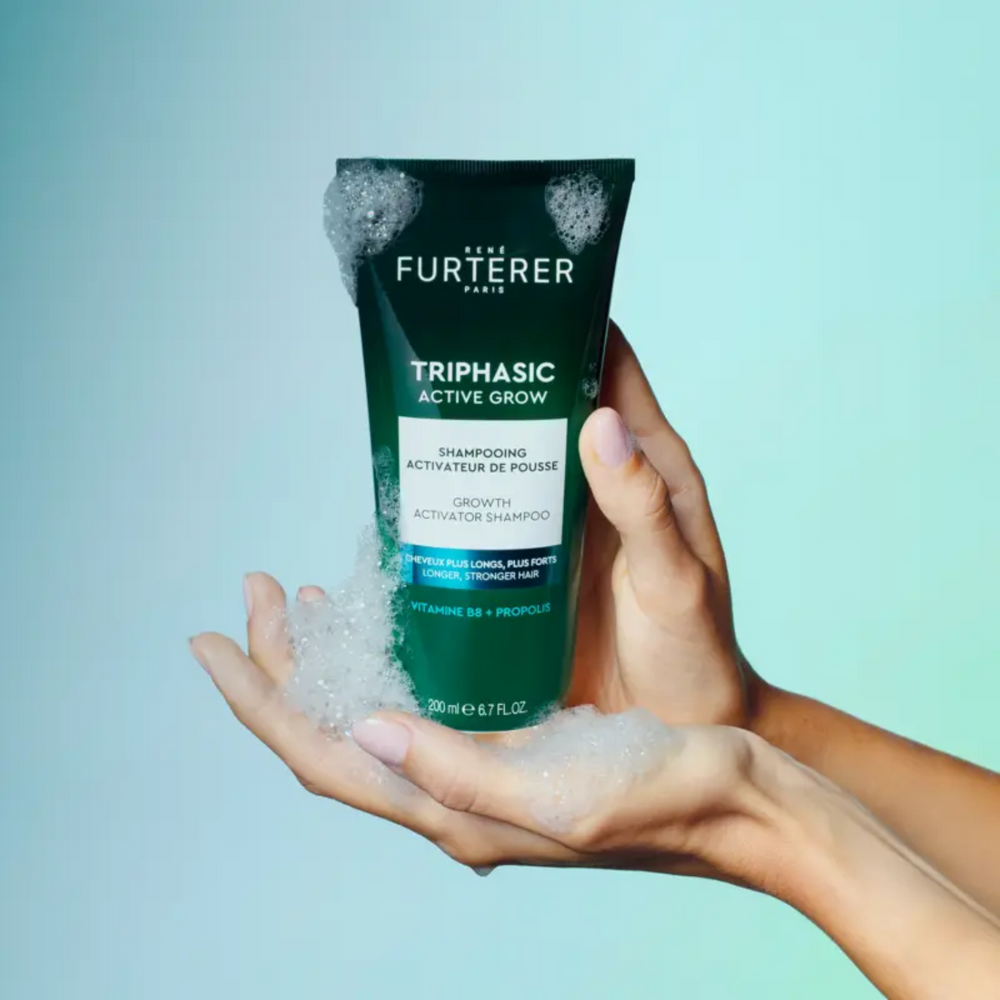 « Flacon du shampooing René Furterer Triphasic Active Length – longueur cheveux »
