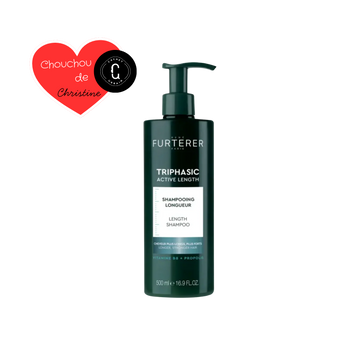 Flacon du shampooing René Furterer Triphasic Active Length – formule pour cheveux plus longs