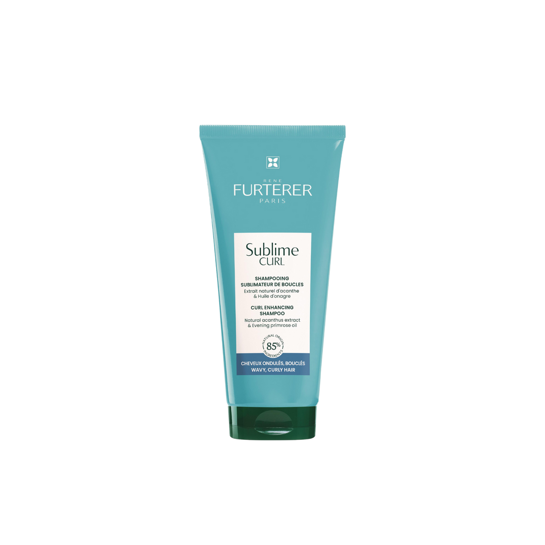 Flacon 200 ml du Shampooing activateur de boucles René Furterer, pour cheveux bouclés définis
